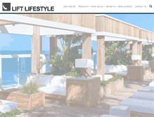 Tablet Screenshot of liftlifestyle.com